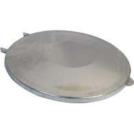 Galvanised lid for bin bag holder