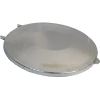 Galvanised lid for bin bag holder