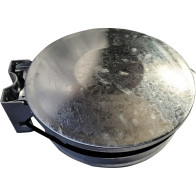 Wall-mounted galvanised bin bag holder