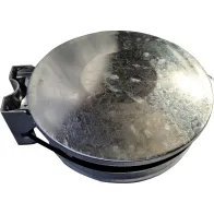 Wall-mounted galvanised bin bag holder