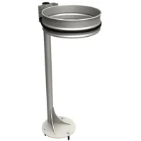 blue bin bag support on stable platform