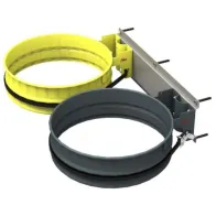 Double wall-mounted bin bag holder