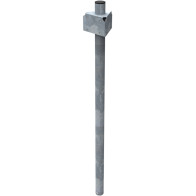 Triple flow galvanised post