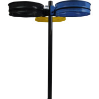 Dreifach-Fluss-Müllsackhalter