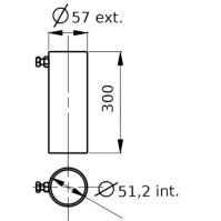 Concrete sealing insert for bin bag holder