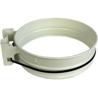 White bin bag support crown
