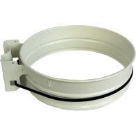 White bin bag support crown