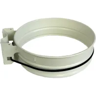 White bin bag support crown