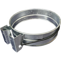 Galvanised bin circle