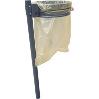 simple bin on post