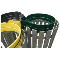Bin bag holder 3 crowns