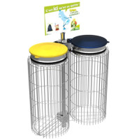 double bag holder