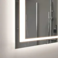 Large rectangular LED mirror