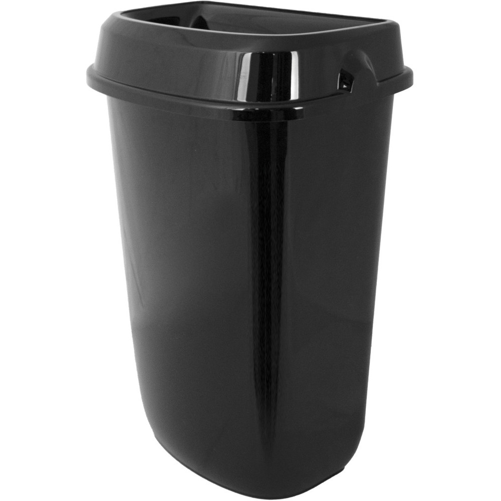 Discreet 12L hygienic white wall-mounted bin