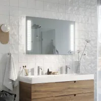 Rectangular LED mirror