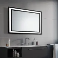 rotes getöntes Spiegelglas