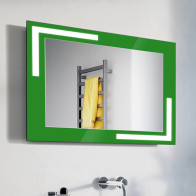 LED mirror lacquered green