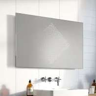 3D diamond-encrusted mirror