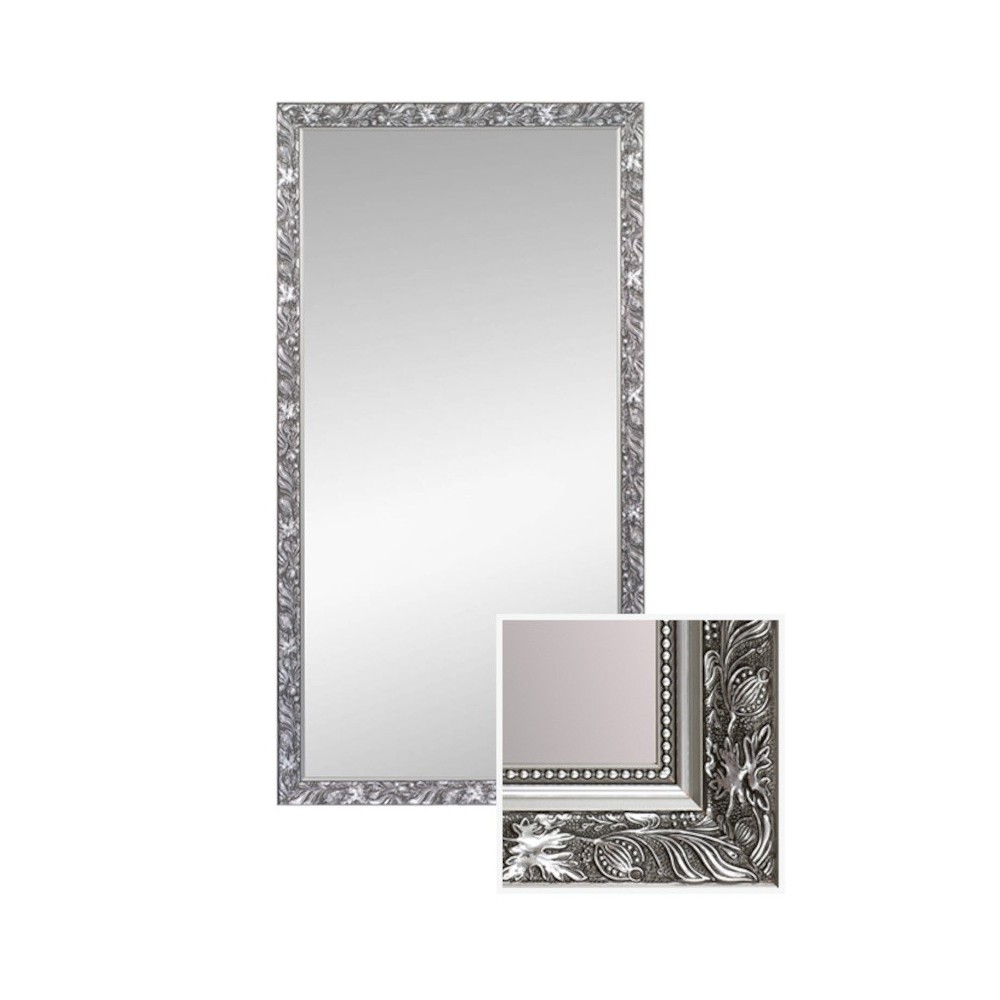 Engraved frame mirror