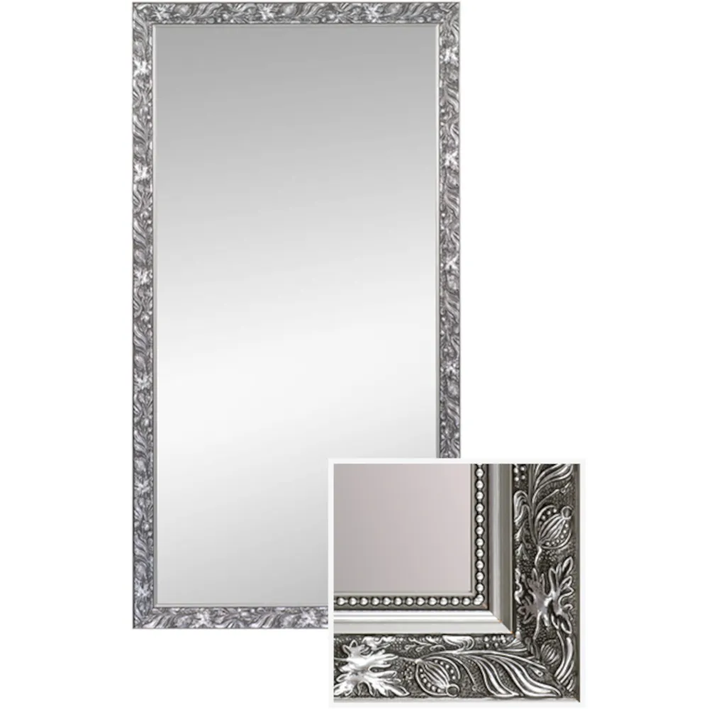 Engraved frame mirror