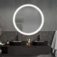 Round LED mirror