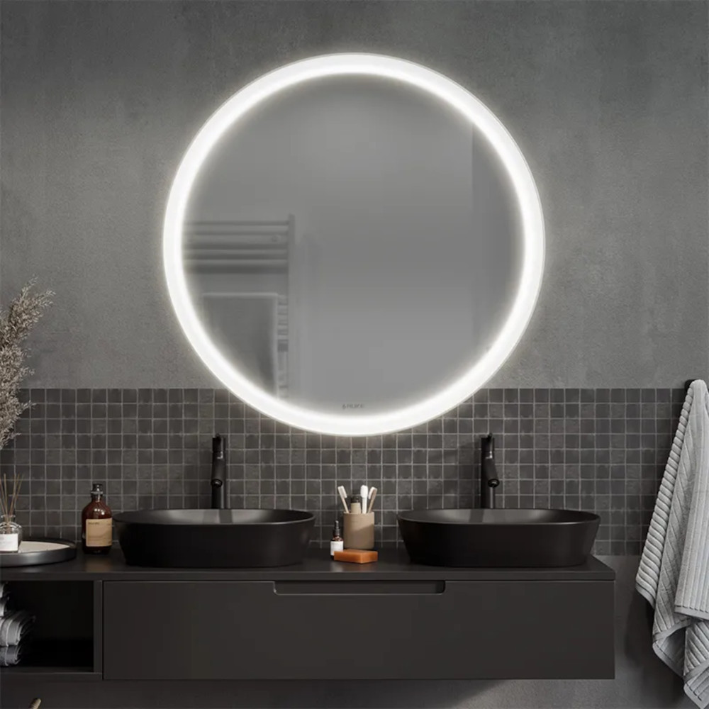 Runder LED-Spiegel