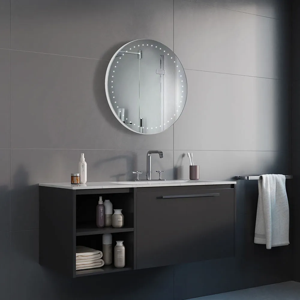 Mirror ring of luminous dots