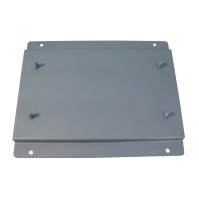 Wall mounting for pivoting rectangular basket