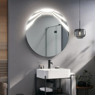 A bold design for a cylindrical LED mirror that will make you shine