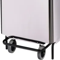 Stainless steel HACCP bin with wheels