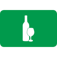 Glas-Müllbeutelaufkleber