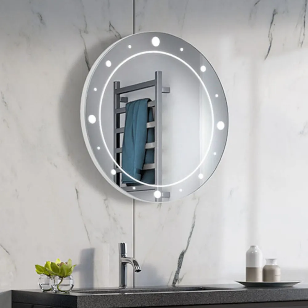 Mirror Time LED - Subtle composition reminiscent of the planets of the Solar System