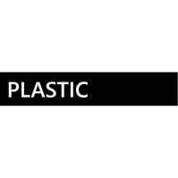 Practical tri-selective adhesive for bins and wastebaskets