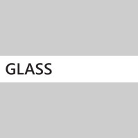 German glass garbage can adhesive