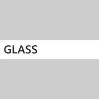 German glass garbage can adhesive