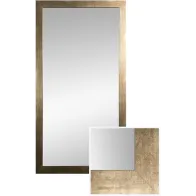 Framed wooden mirror - Chic interior decoration