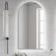 Backlit arch mirror: a decorative and elegant mirror for your interior.