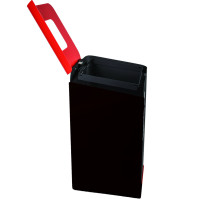 White Rubi EVO 80 L selective sorting bin: original design bin for fast food.