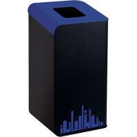 Selective sorting bin Rubi EVO 80 L: bin for fast food. Ideal for sorting waste and facilitating recycling.
