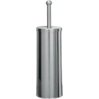 Stainless steel toilet brush holder for hotel room WC: practical and durable.