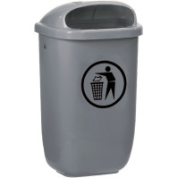 Standard grauer städtischer Wandkorb 50 Liter: ideal zum Aufbewahren und Organisieren Ihres Raums.