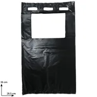 Dog waste bag dispenser. Bag refills available. Practical and hygienic.