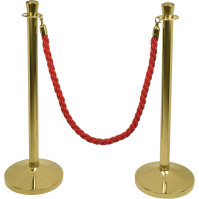 Stainless steel bollard plated with titanium, 50 mm in diameter. Robust and durable, this product is ideal for marking out areas.