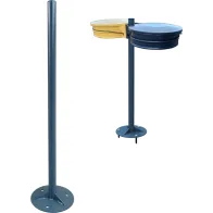 Cylindrical base post Ø50 for bin bag holder