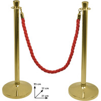Goldener Haken für Kordel, verkauft pro Meter. Ideal, um Ihren Projekten einen Hauch von Luxus zu verleihen. Auch in glänzendem Edelstahl erhältlich.