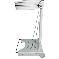 Mobiler Müllsackhalter Der Text muss das Schlüsselwort fest durch einen elastischen Gurt gehaltenen Sack verwenden