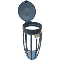 Vigipirate bin visible bin bag