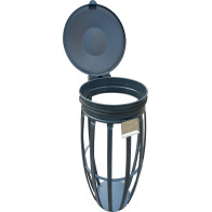 Vigipirate bin visible bin bag