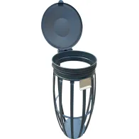 Vigipirate bin visible bin bag