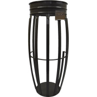 Vigipirate bin for ground fixing.